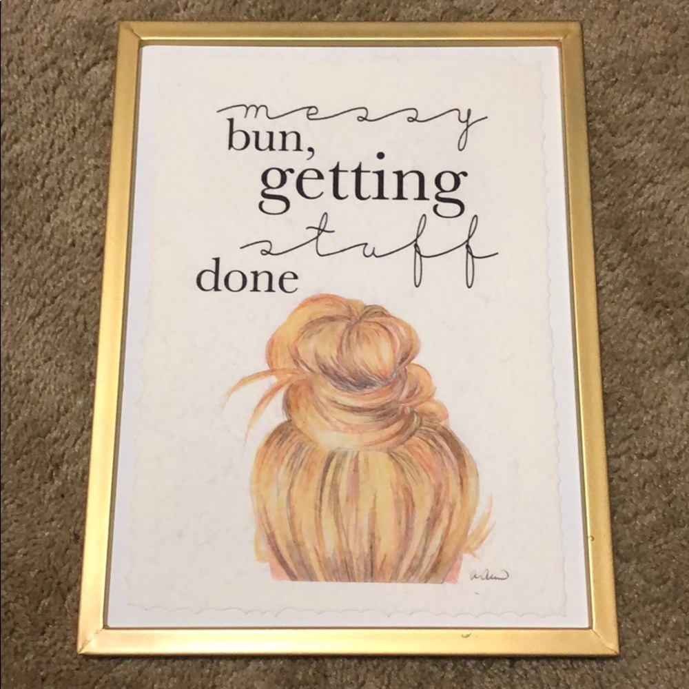 Quote picture frame
